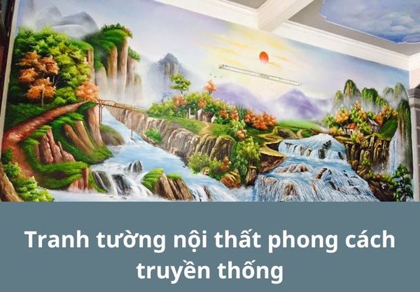 Rất nhiều xu hướng để bạn chọn khi vẽ tranh tường trong nội thất