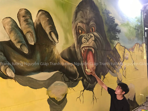 Vẽ tranh 3D King Kong đẹp nhất