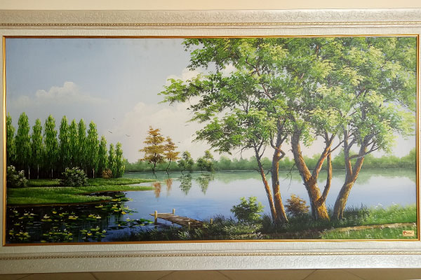 Vẽ tranh phong cảnh bằng sơn dầu