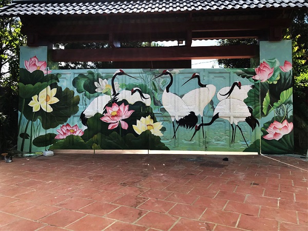 Vẽ tranh tường tại Ba Vì, Hà Nội